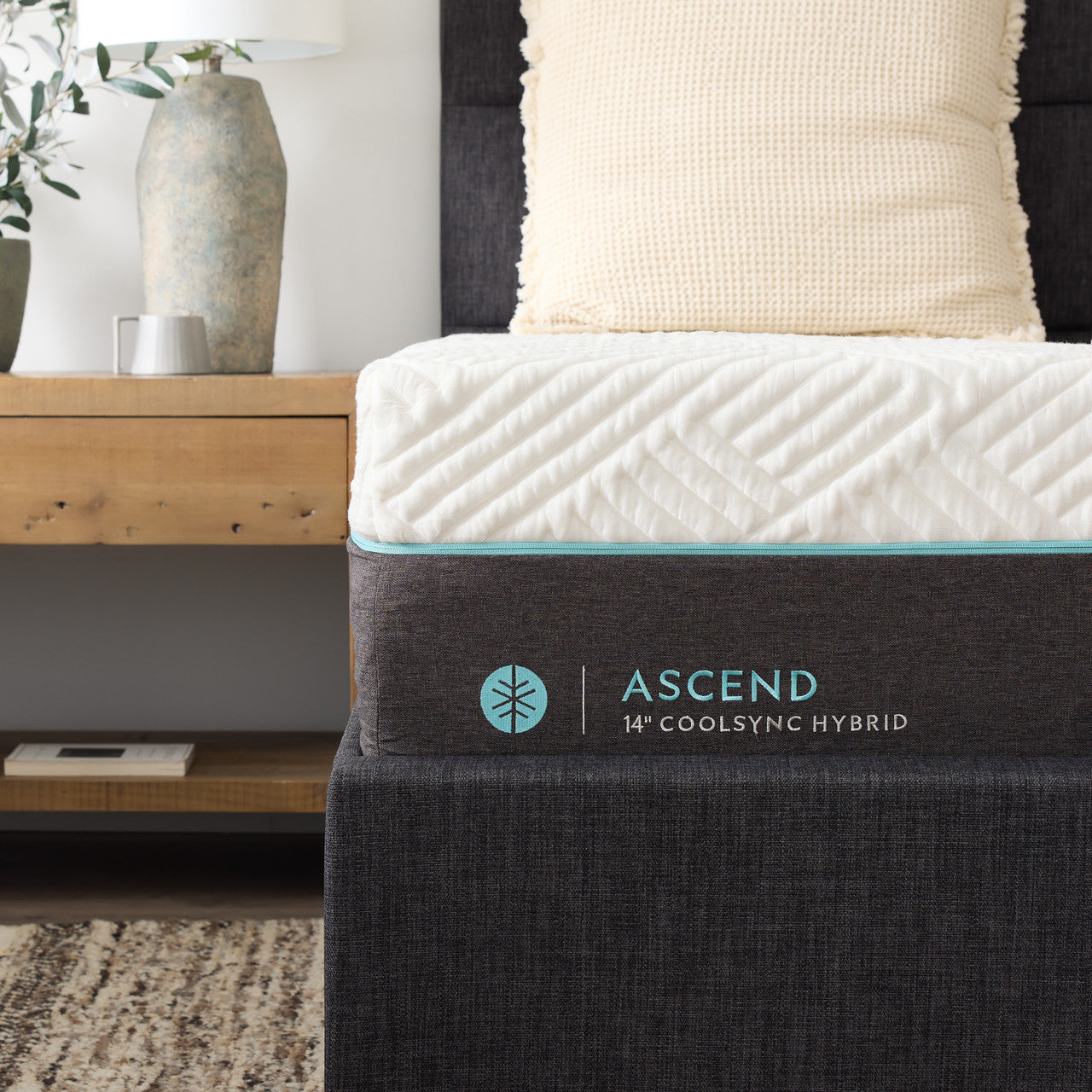 Malouf Ascend 14" CoolSync™ Hybrid Mattress