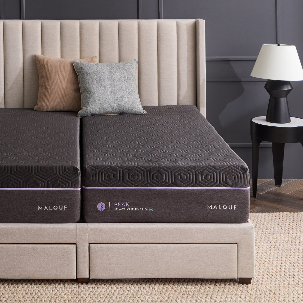 Malouf Peak 14" ActivAir™ Hybrid HYPERCHILL™ COVER Mattress